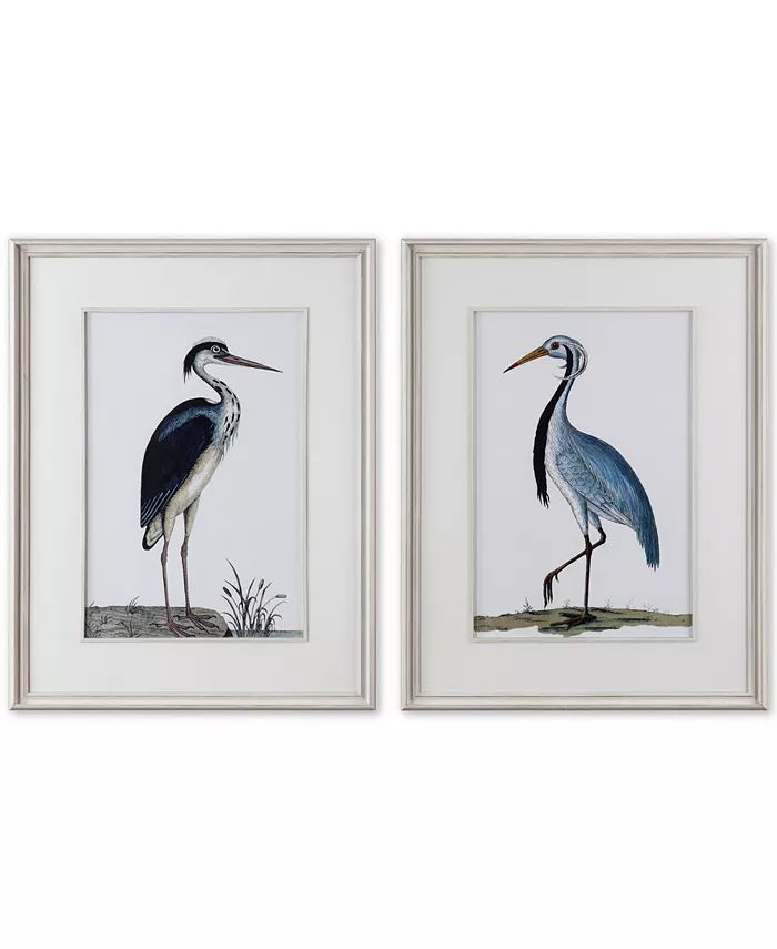 Shore Birds 2-Pc. Framed Printed Wall Art Set | Macy's