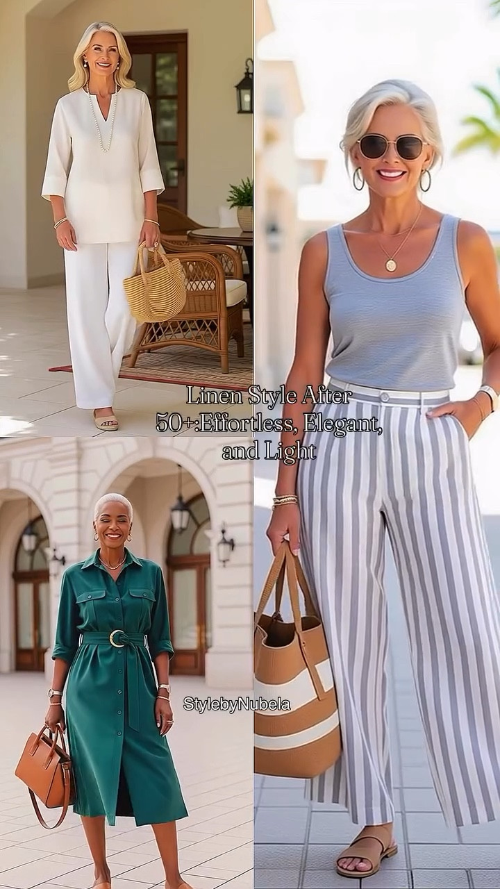 Linen Style After 50 — Effortless, Elegant, and Light. 
#LTKDresses #LTKSummer #LinenPants #LTKMidSize #LTKFinds #LTKVacation #WomenOver50 

#LTKOver40 #LTKPlusSize #LTKWorkwear #LTKStyleTip #LTKSeasonal #LTKSaleAlert