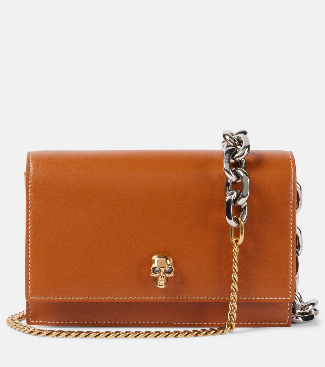 Skull Small leather crossbody bag | Mytheresa (INTL)