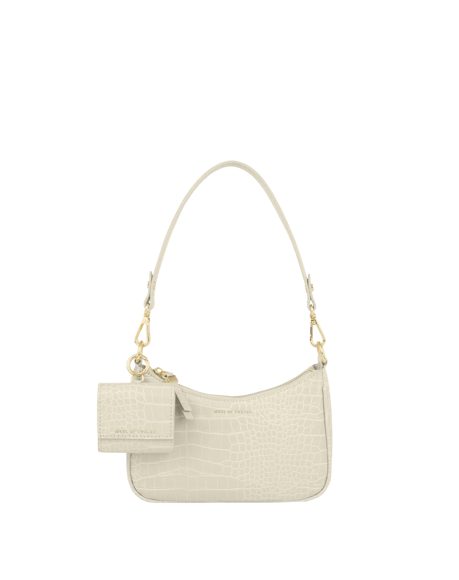 Nora Shoulder Bag Cream Beige Croco | iDeal of Sweden (DE)