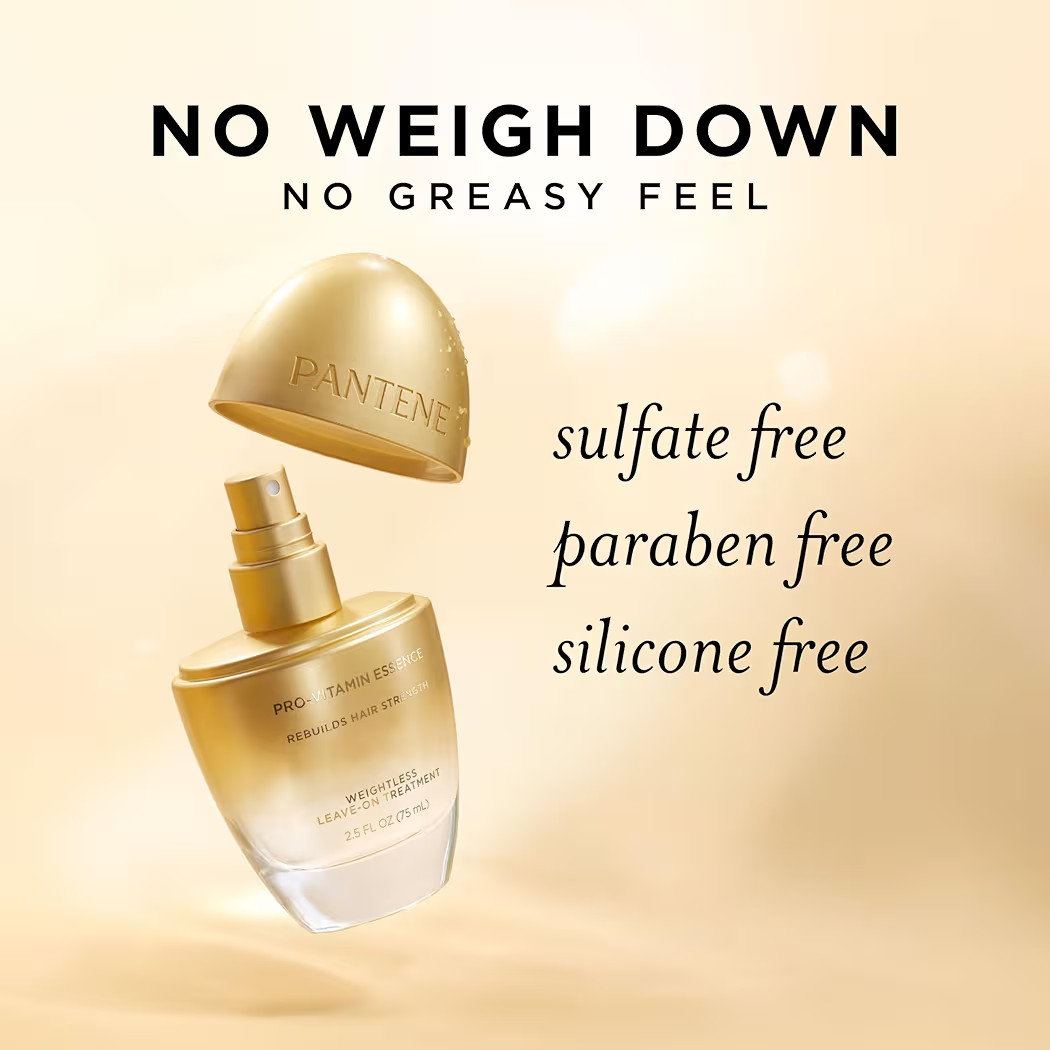 Pantene Pro-Vitamin Essence, Daily Repair Mist, Weightless Leave-On Treatment Strengthens & Rebui... | Amazon (US)