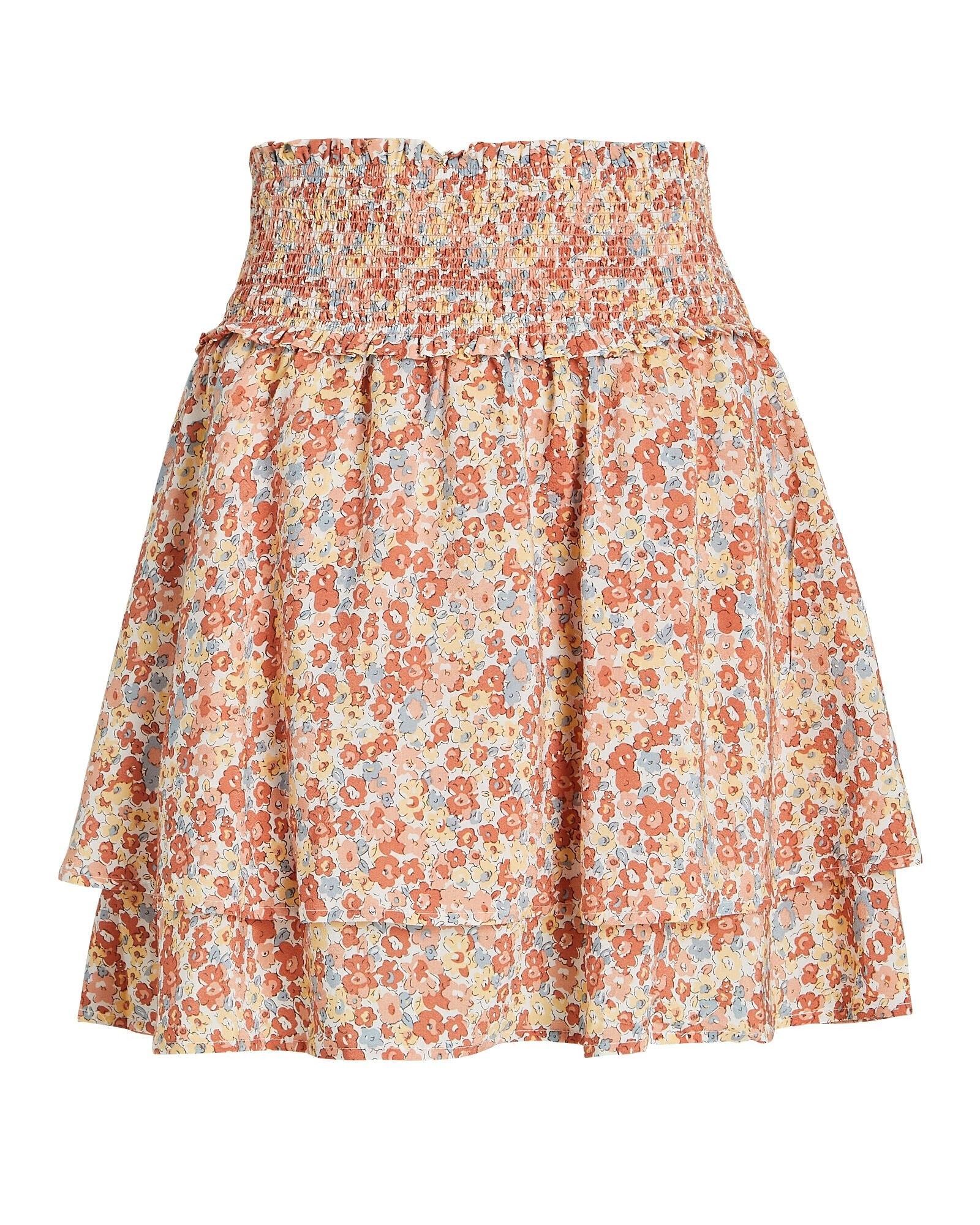 Addison Smocked Mini Skirt, Summer Vacation Outfits, Resort Wear, Resort Fashion, Resort Outfits | INTERMIX
