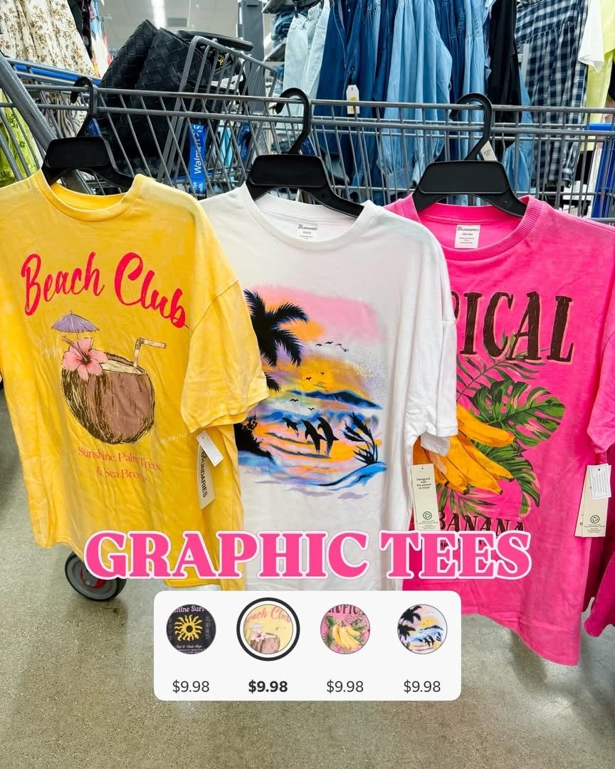 Walmart graphic $10 tees! ✨🦋🌈