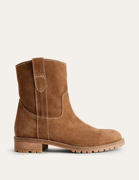 Western Suede Ankle Boots | Boden (UK & IE)