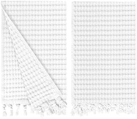 GILDEN TREE Decorative Waffle Hand Towels for Bathroom, 20x35 Large, Quick Drying Fingertip Towel... | Amazon (US)