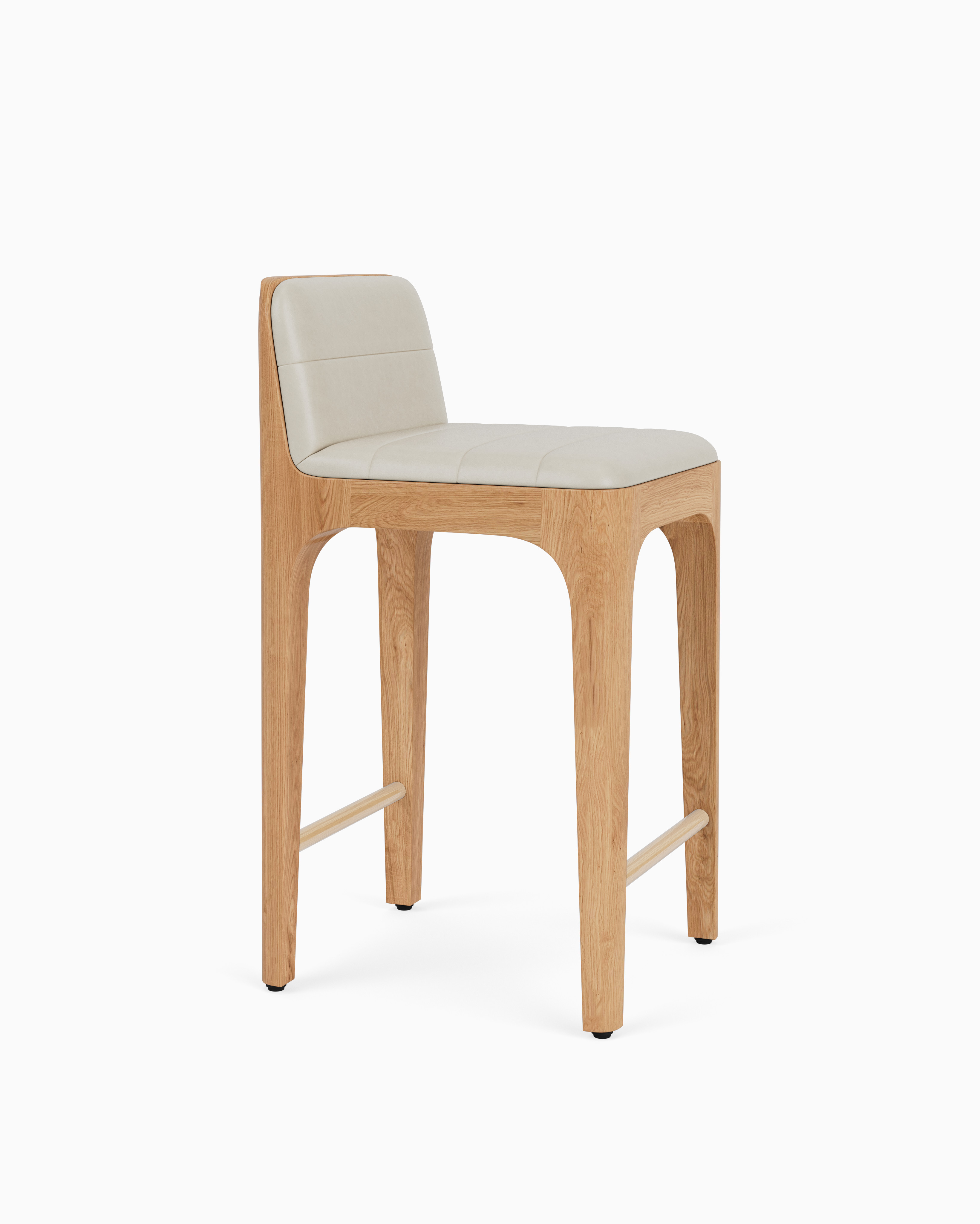 Canyon Counter Stool | Modern Counter Stools in Leather or Velvet | Denver Modern