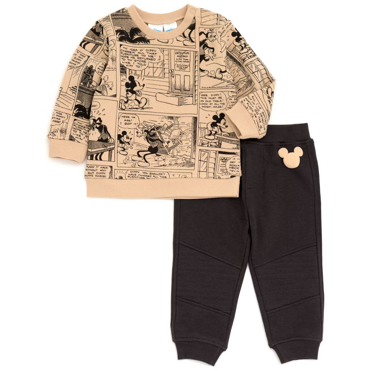 Disney Lion King Mickey Mouse Pumbaa Timon Simba Fleece Sweatshirt and Pants Set Newborn to Littl... | Target