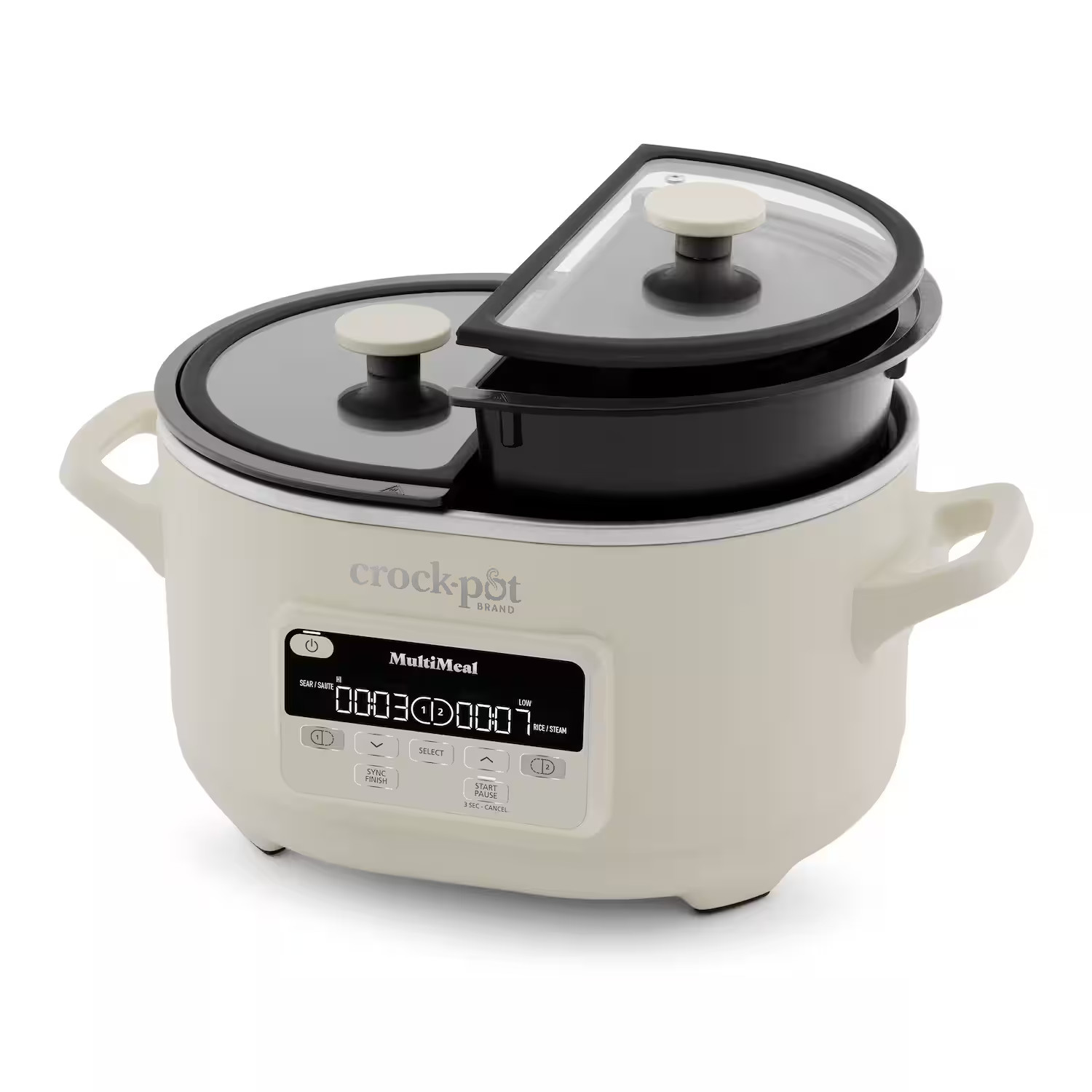 Crockpot - MultiMeal Multicooker and Programmable Slow Cooker with Bake Function - Oat Milk | Best Buy U.S.