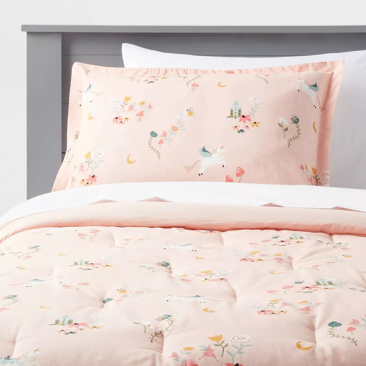 Kids' Comforter Set Pegasus Print - Pillowfort™ | Target