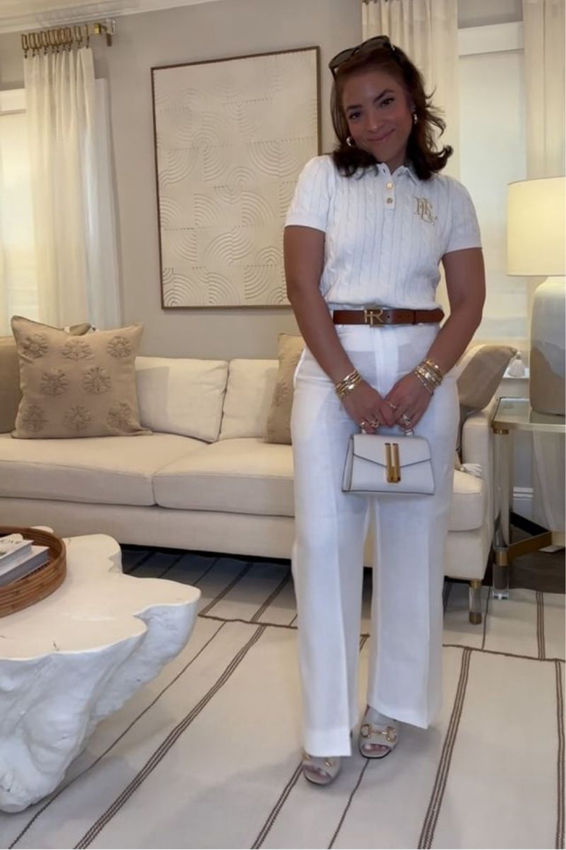 My favorite spring time outfit. Linen pants. Polo  

#LTKItBag #LTKStyleTip #LTKOver40