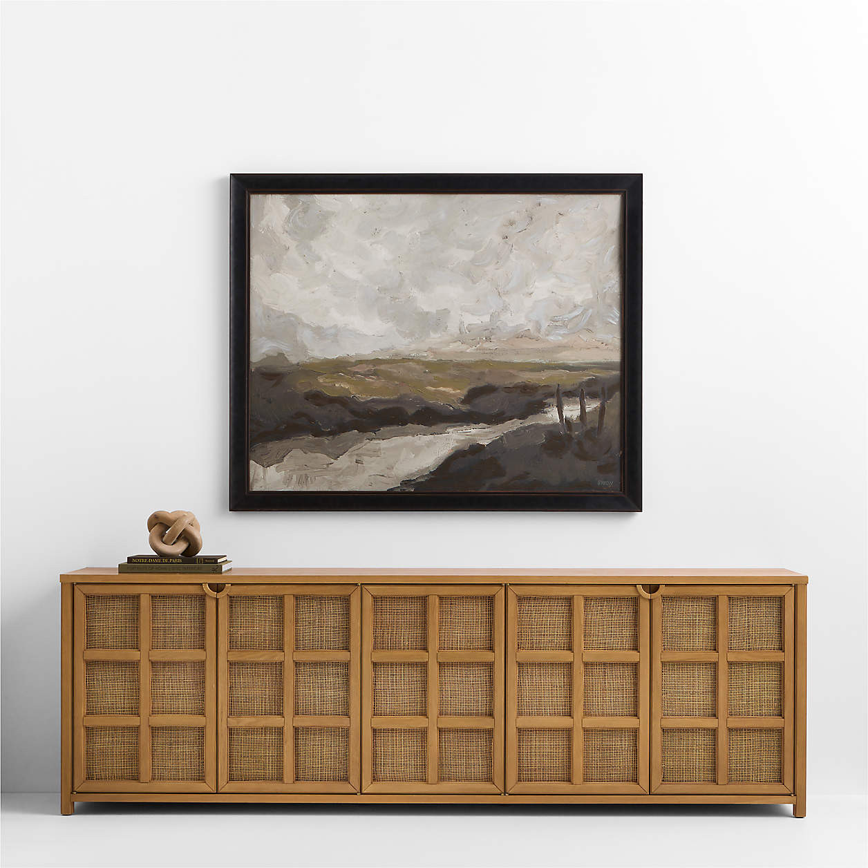 "Dormancy" by Sadie Byron 55" x 45" Framed Wall Art Print | Crate & Barrel | Crate & Barrel