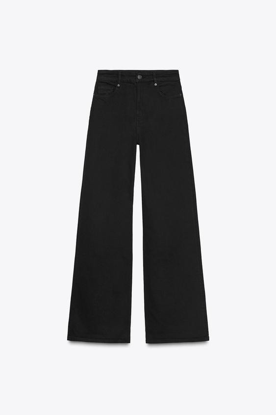ZW COLLECTION HIGH RISE WIDE LEG JEANS | Zara US