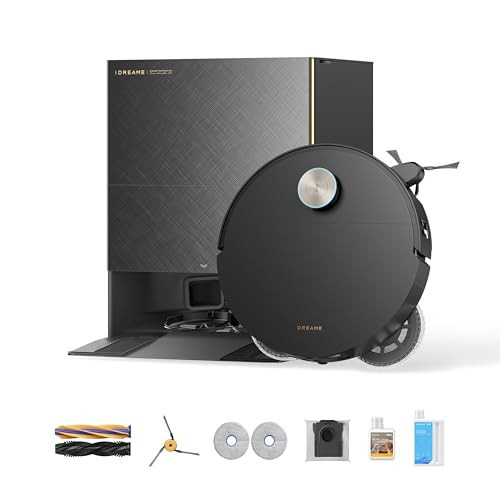 DREAME X60 Max Ultra Complete Robot Vacuum and Mop, Upgraded from X50 Series, 3.13in (7.95cm) Ultra-Thin Design, 35,000Pa Suction, Self Emptying&Refilling, Mop Self-Cleaning, 280+ Obstacle Avoidance | Amazon (US)