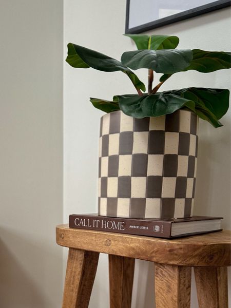 Trending checkered planter from Target spring decor collection. 

Target stool, entryway decor, coffee table books, entryway bench, faux plant, planter pot, checkered decor

#LTKfindsunder50 #LTKSeasonal #LTKhome