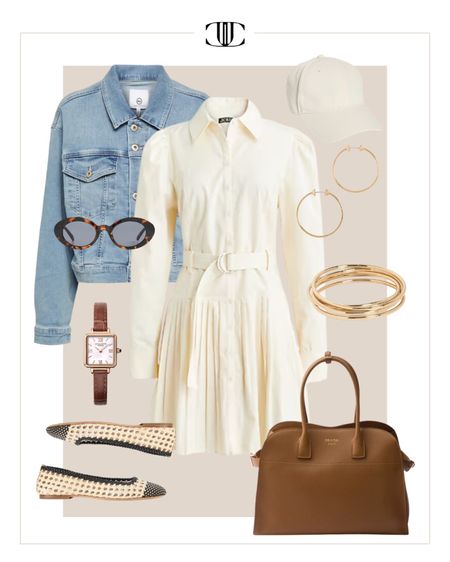 The spring wardrobe checklist is here and it’s all about versatile pieces to transition into warmer weather. Here are a few key pieces to dress up or down many spring outfits including lightweight sweaters, trench coats, a good denim jacket and a few other items. 

Spring outfit, summer outfit, sunglasses, watch, earrings, casual outfit, flats, dress, denim jacket 

#LTKshoecrush #LTKover40 #LTKstyletip