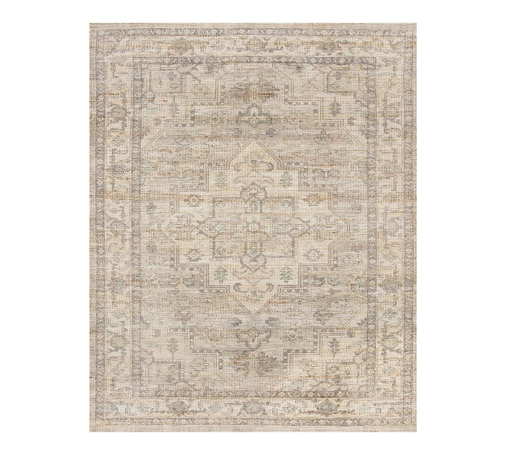 Minnah Handwoven Printed Rug | Pottery Barn (US)