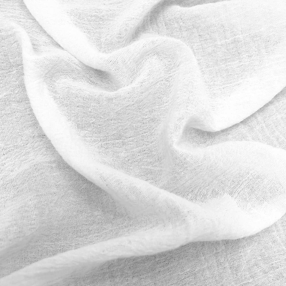 Cotton Gauze Fabric 100% Cotton 48/50" inches Wide Crinkled Lightweight Sold by The Yard Many Col... | Amazon (US)