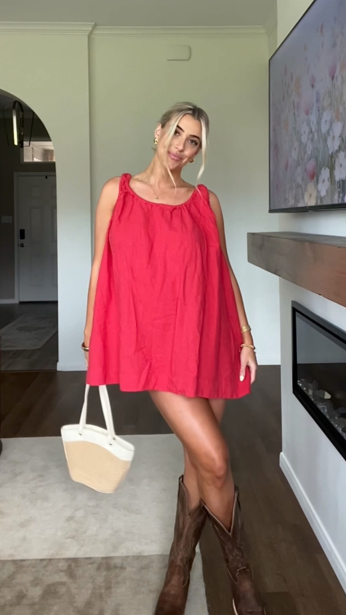 mini dresses i’m loving for summer 

free people dress is sold out in red, also purchased in white!!!