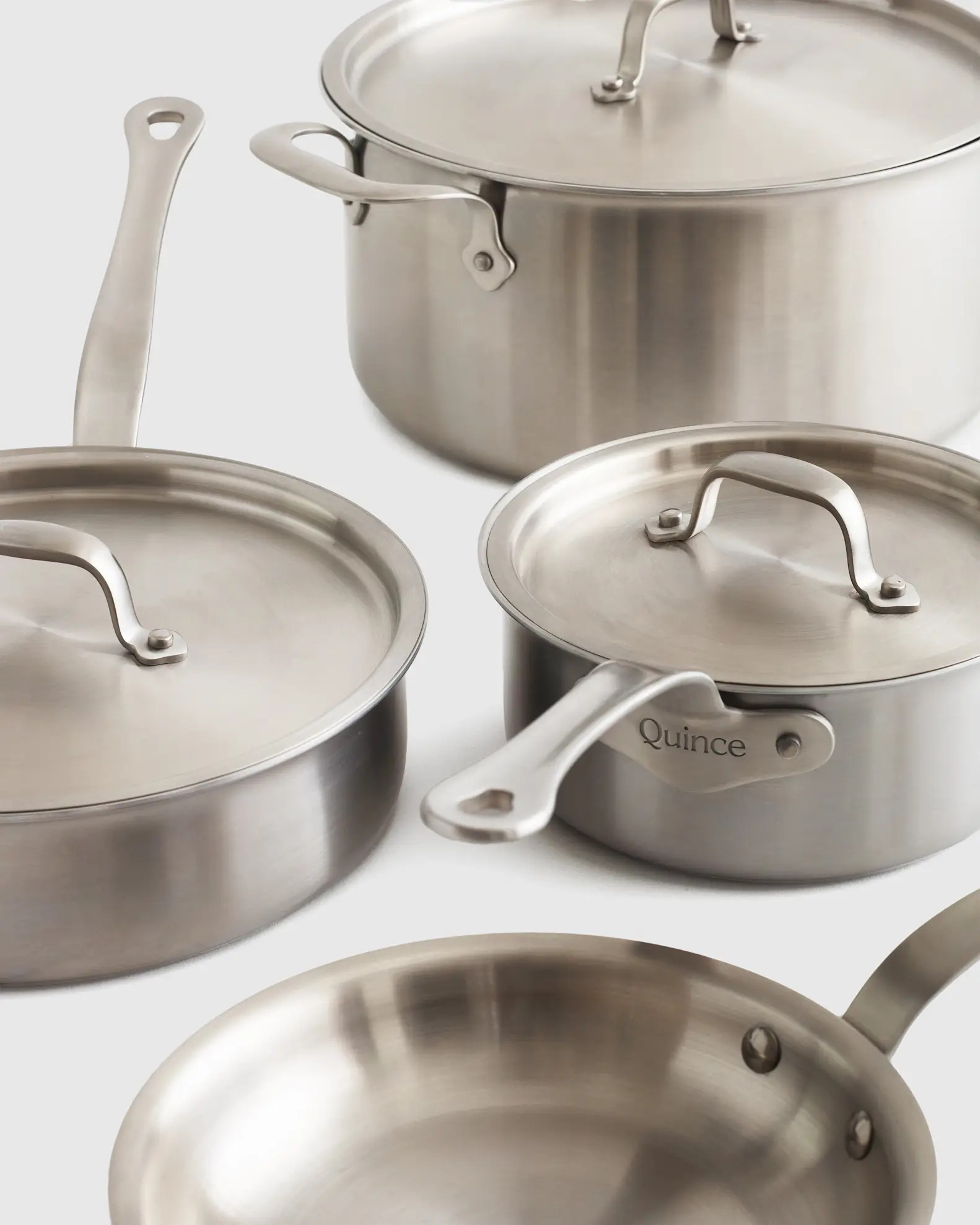 5-Ply Stainless Steel 10 Piece Cookware Set | Quince