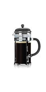 French Press Coffee Maker - 20 oz (600 ml) Espresso and Tea Maker with Triple Filters, Stainless ... | Amazon (US)