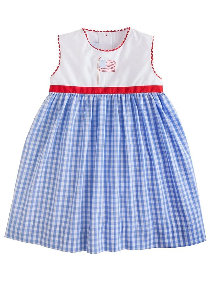 Marisa Dress - Flag | Little English