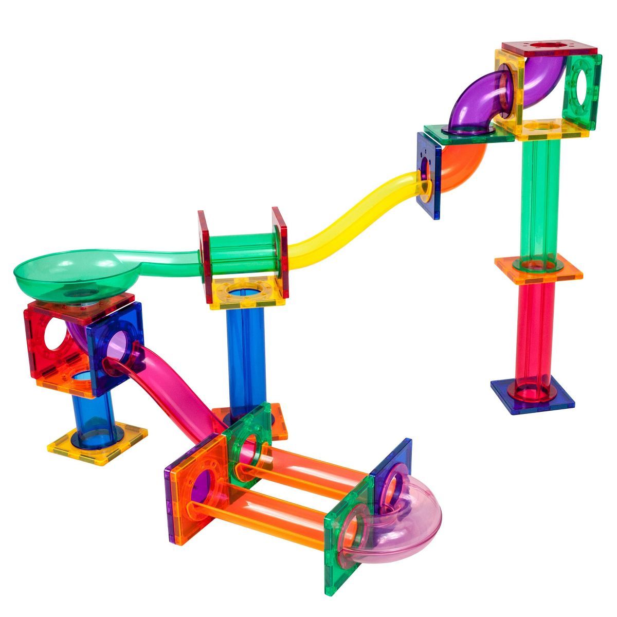 Picasso Tiles Magnetic Marble Run 50pc Building Set | Target