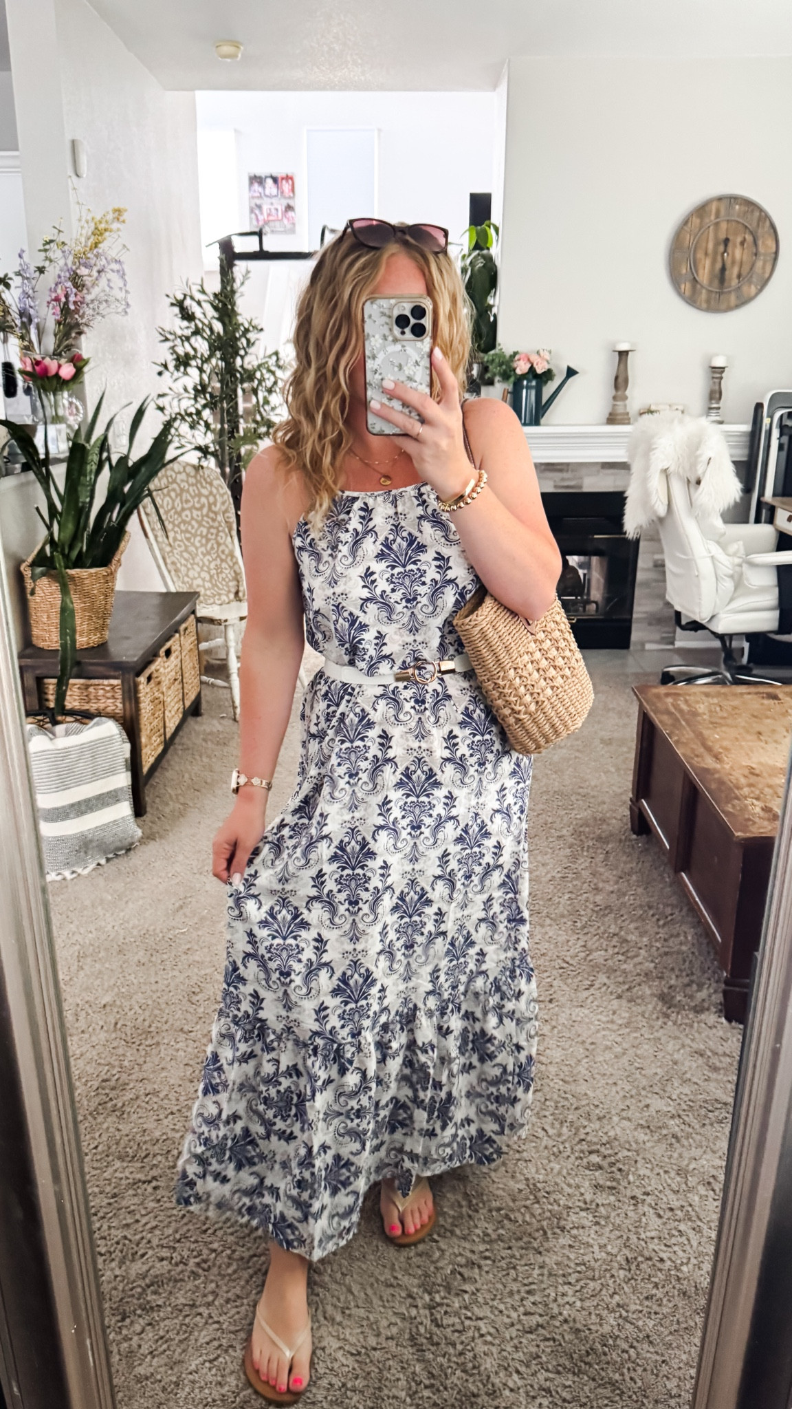 Summer maxi dress with a white belt, straw handbag, and sandals 





Amazon outfits, summer outfit inspo, outfit ideas, casual outfits amazon, amazon outfits every day, outfit ideas 2026, summer outfits, Memorial Day sale

#LTKootd #LTKSaleAlert #LTKPetite