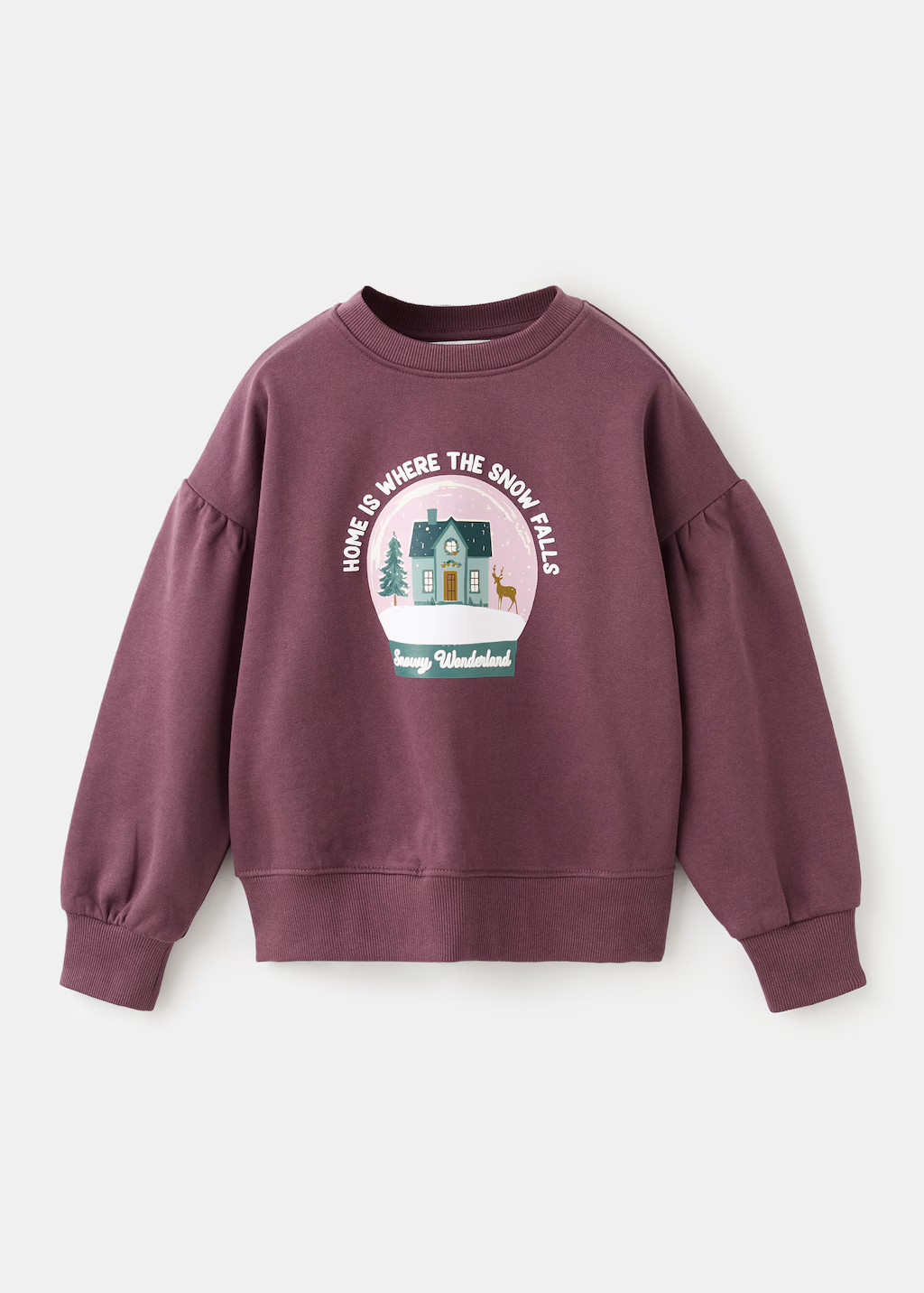 Printed cotton sweatshirt - Kids | MANGO USA | Mango (US/MX/AU)