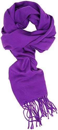 LibbySue--Solid Color Cashmere Feel Winter Scarf | Amazon (US)