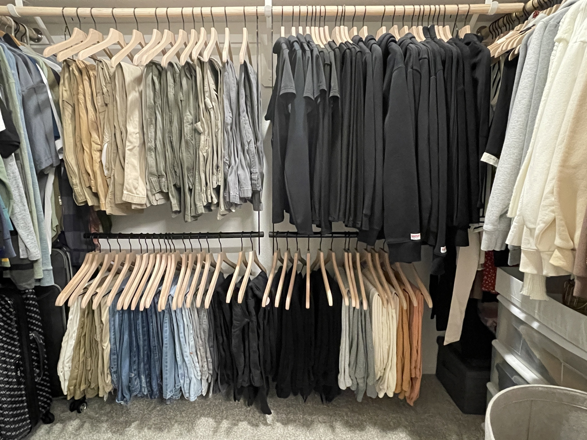Small Closet Organization.
#Closet #Closetinspiration

#LTKhome #LTKover40