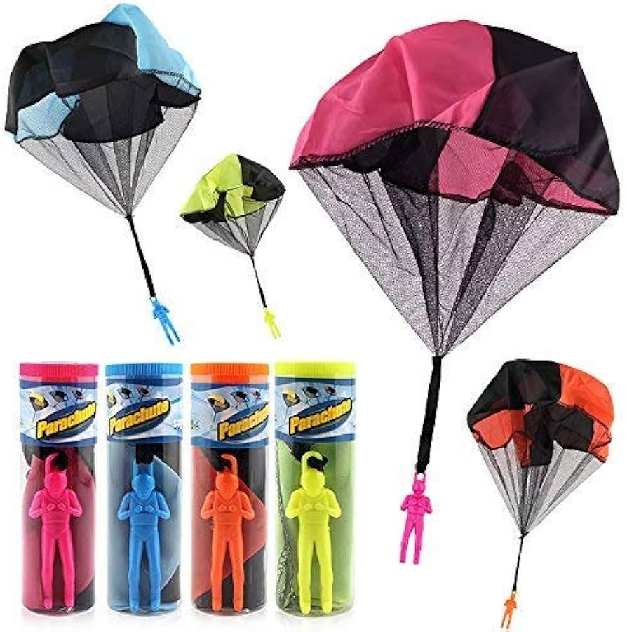 HENGBANG 4PCS Set Tangle Parachute Figures Hand Throw Soliders Square Outdoor Children's Flying T... | Amazon (US)