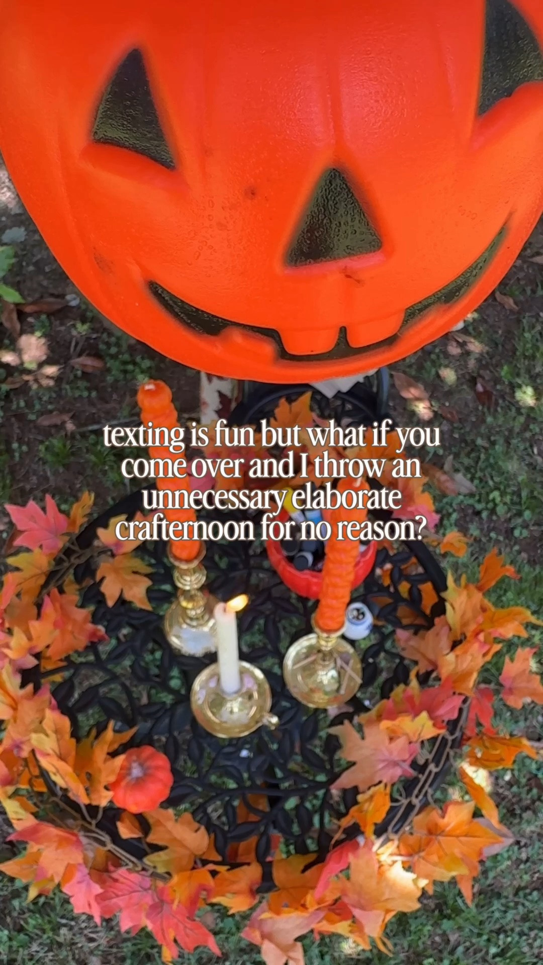 Fall crafting ideas | girls night ideas | fall crafts | painted candles | thrifted craft ideas | fall outdoor decor

#LTKHome #LTKSeasonal #LTKSaleAlert