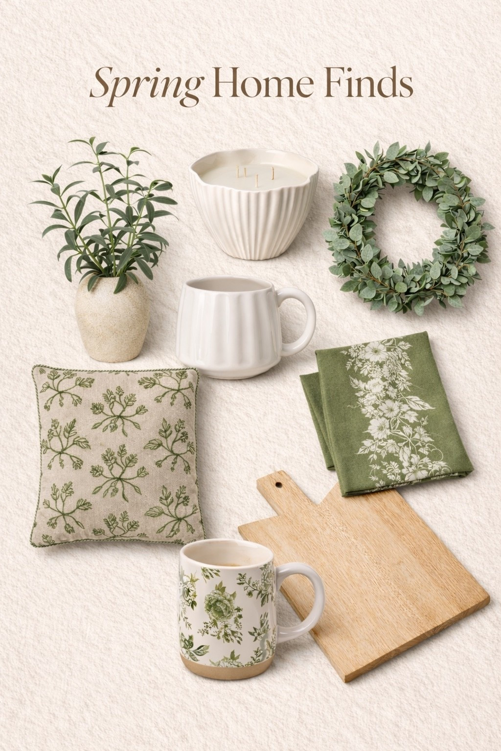 New Spring Home Decor Finds! Beautiful neutrals and greens, from pillow covers to table runners and wreaths! @Target 

#LTKOver40 #LTKHome #LTKSeasonal