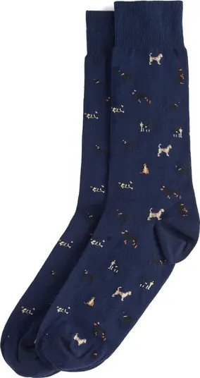 Barbour Mavin Dog Cotton Blend Crew Socks | Nordstrom | Nordstrom