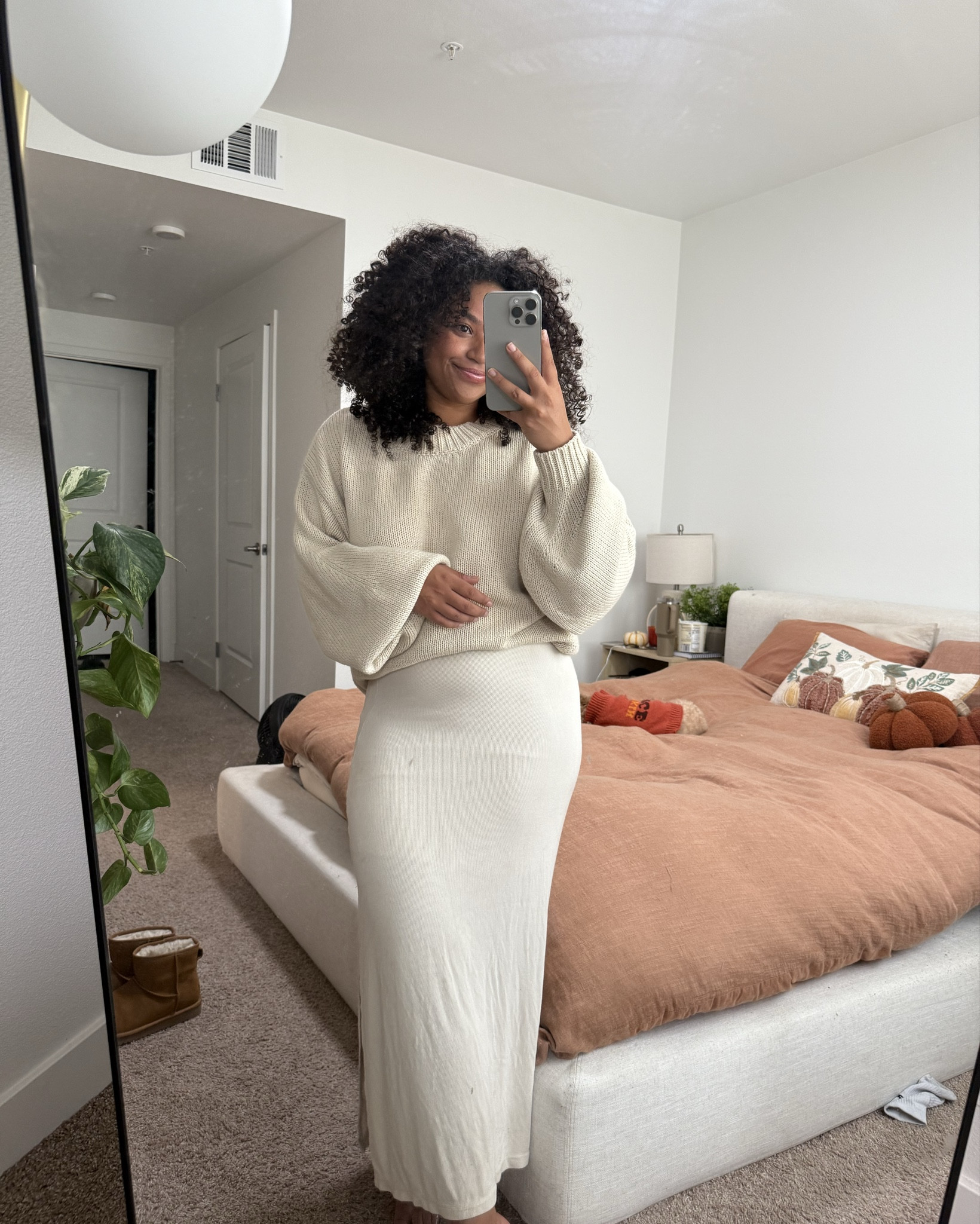 My favorite chunky sweater for Fall! I got a size M/L for a cozy fit!!! I’m wearing a size small in the skirt as well!!

cream sweater
big sweater
fall sweater 

#LTKSeasonal #LTKGiftGuide #LTKFindsUnder100