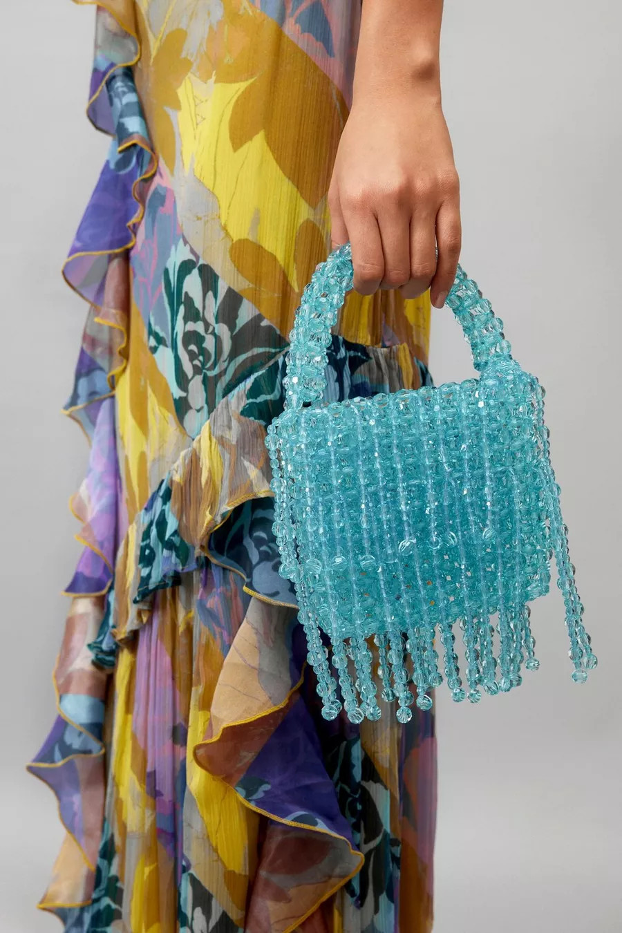 Crystal Beaded Drop Embellished Mini Bag | Nasty Gal (US)