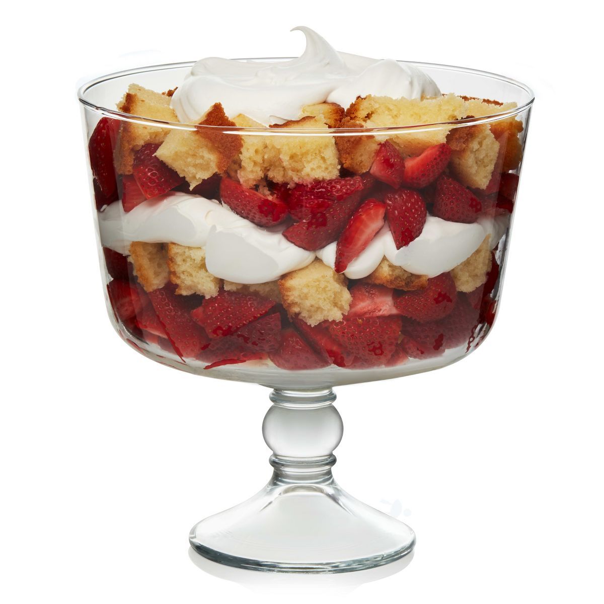 Libbey Selene Footed Glass Trifle Bowl, 9-inch | Target