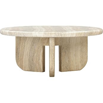 Tov Furniture Patrizia Concrete Round Coffee Table | Amazon (US)