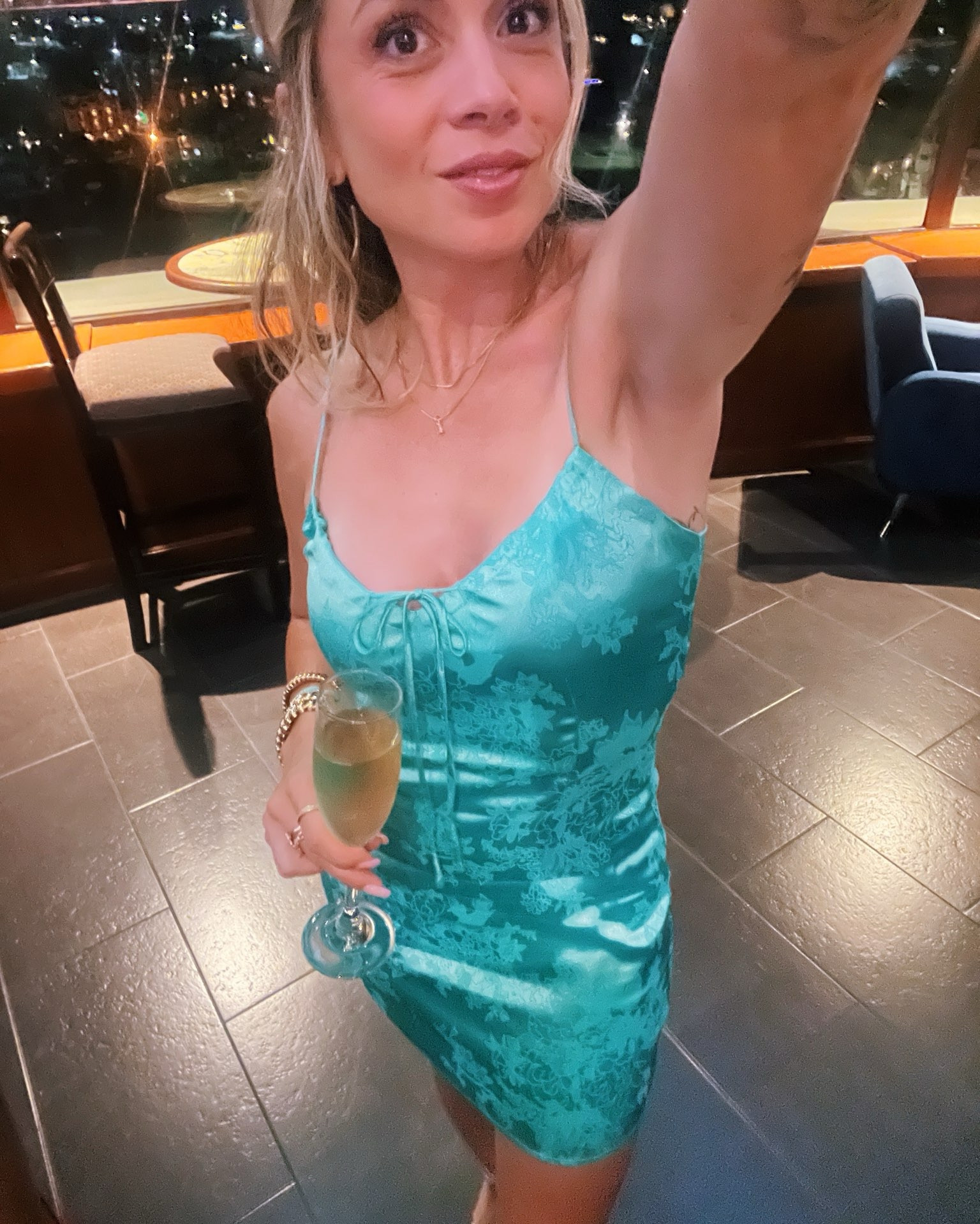 super cute dress by Superdown via Revolve. it has a tie front that adjusts the straps to fit how you want. it also has a second layer slip underneath so it helps keep a smoother shape. it’s super comfortable and is a perfect girls' night or date night dress!

shoes are close to being sold out but i added some others that would be cute with it, too!✨

#LTKSeasonal #LTKParties #LTKTravel