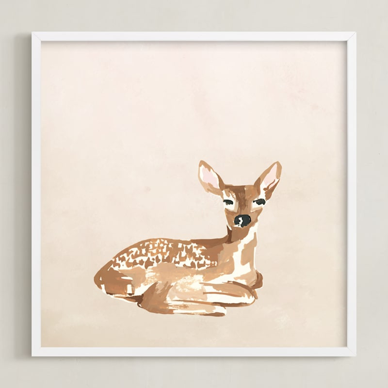 "Enchanted Deer I" - Graphic Limited Edition Art Print by Teju Reval. | Minted