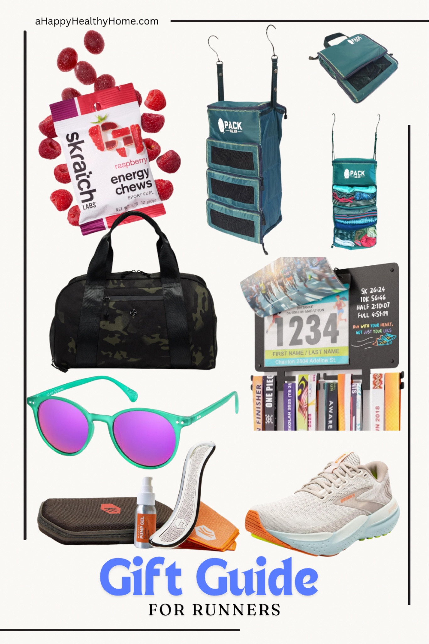 Looking for the perfect gift for the runner in your life? This curated gift guide has all the essentials from Skratch Labs energy chews to stylish shades, storage solutions, race memorabilia holders, and more! Whether it's race day or training day, these must-haves will keep them motivated and prepared. Discover the best gifts for runners including accessories, organizers, and top-rated footwear to elevate their run.

#LTKFitness #LTKGiftGuide #LTKActive