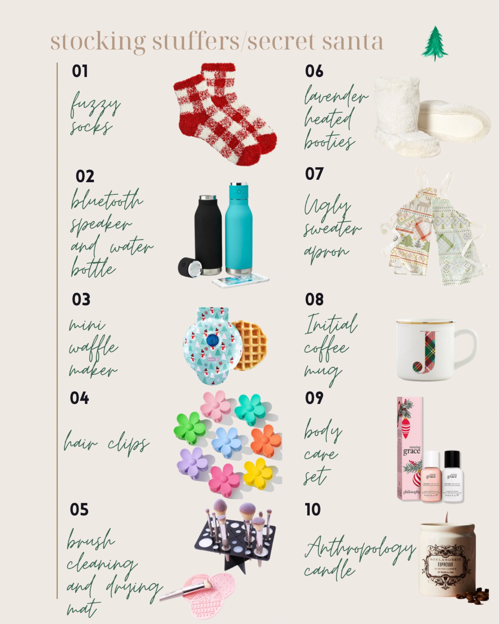 Holiday gift guide - stocking stuffers and secret Santa edition!

#LTKCyberweek #LTKhome #LTKsalealert #LTKunder50 #LTKunder100

#LTKSeasonal #LTKGiftGuide #LTKHoliday