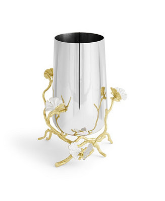 Michael Aram Butterfly Ginkgo Gold Medium Vase - Macy's | Macy's