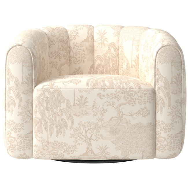 Fitz Swivel Chair Willow Natural | CB2