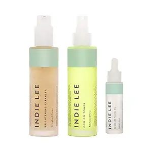 Indie Lee Cleanse, Tone & Hydrate Skincare Set - Complete Regimen Includes Brightening Cleanser, ... | Amazon (US)
