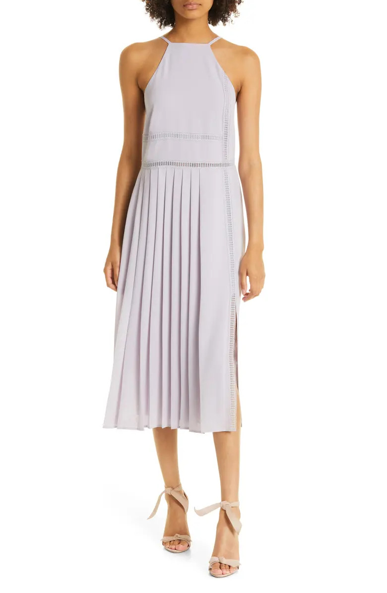 Ted Baker London Camylie Lace Inset Halter Neck Dress | Nordstrom | Nordstrom