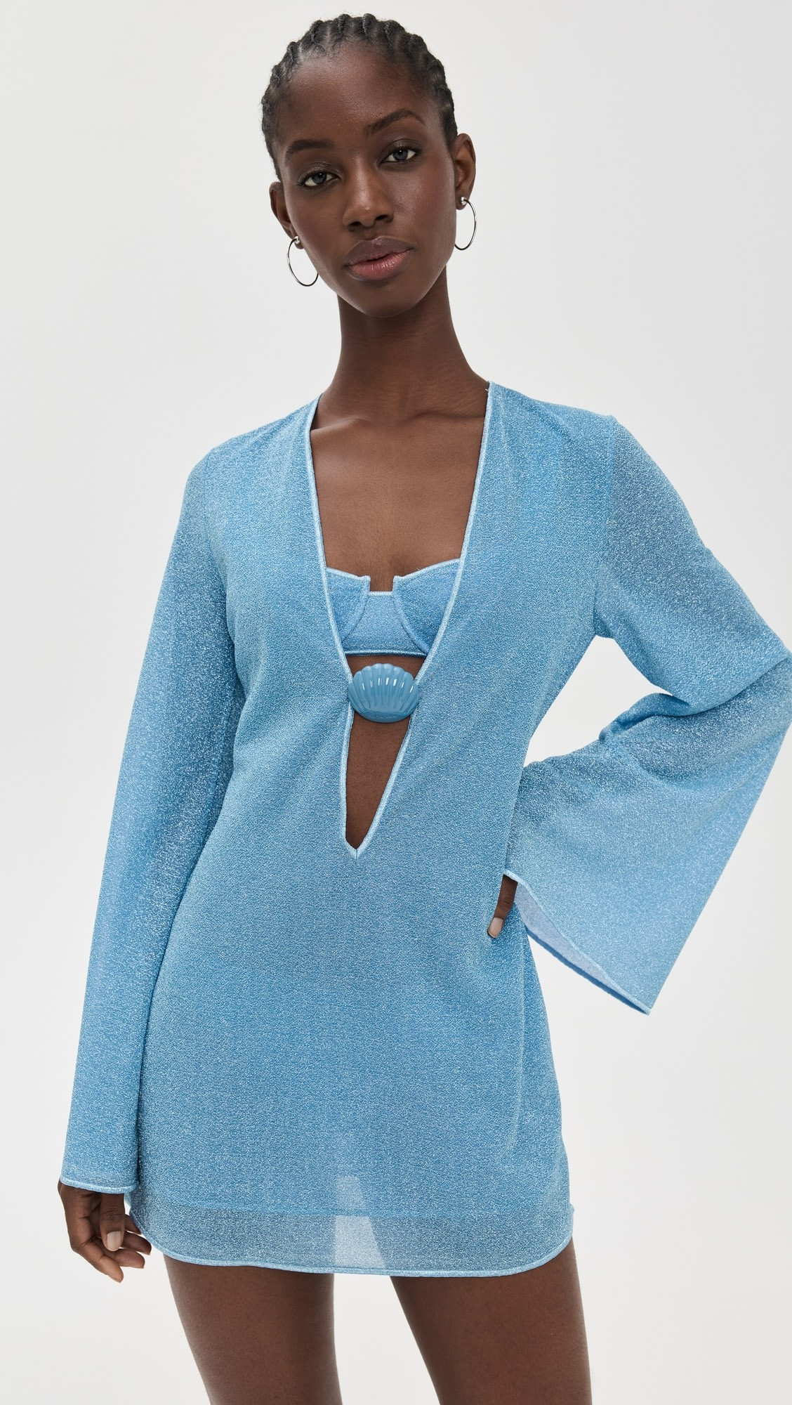 Oseree Lumiere Shell Kaftan Dress | Shopbop | Shopbop