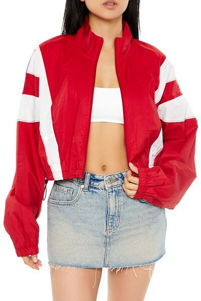 Colorblock Windbreaker Jacket | Forever 21