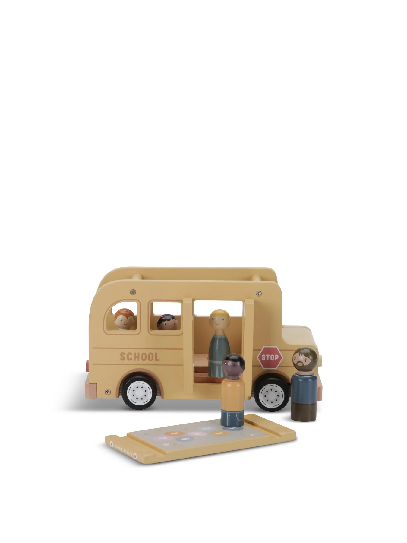 Wooden School Bus Toy Set | Fenwick UK