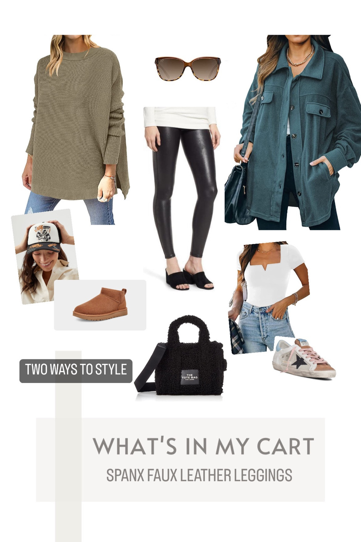 Two Ways To Style SPANX Faux Leather Leggings!! 

#LTKstyletip #LTKSeasonal #LTKshoecrush